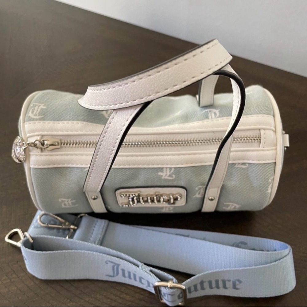 Juicy Couture Matching Duffel & Barrel Bag Set |Premium Free Gift Included - Picture 3 of 16